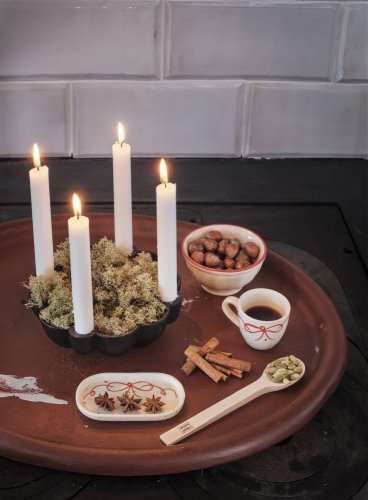 Šálek na espresso Viola - Varianta: Viola modrý list