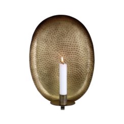 Nástěnný držák na svíčku Margot Brass
