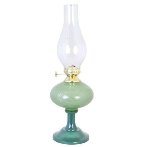 Petrolejová lampa Esmeralda Green