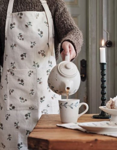 Vysoký zelený svícen Sigrid