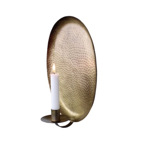 Nástěnný držák na svíčku Margot Brass