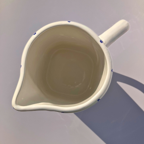 Ručně vyráběný keramický džbán Jarra - Barevná varianta: Jarra zelená kostka