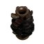 Dekorativní svícen Cone Antique Brown