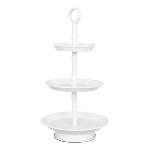 Kovový etažér Cake Stand - Varianta: Bílý