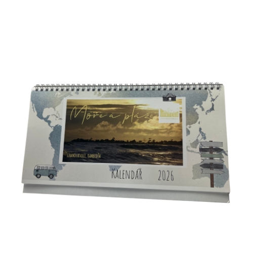 Stolní fotokalendář Moře a pláže 2026