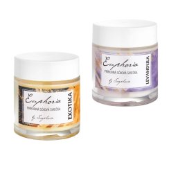 Ručně odlévaná sójová svíčka EUPHORIA