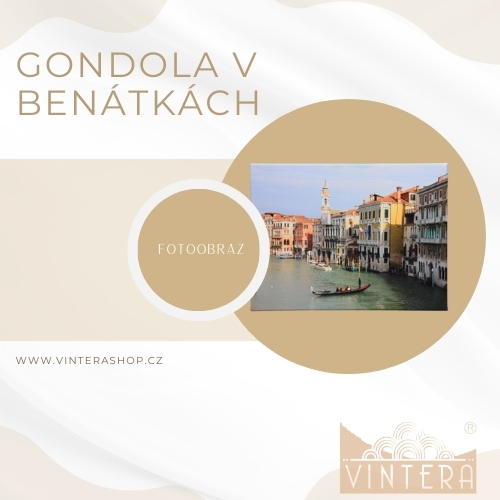 Gondola v Benátkách fotoobraz