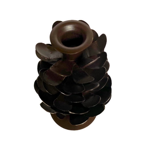 Dekorativní svícen Cone Antique Brown