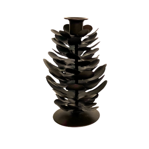 Dekorativní svícen Cone Antique Brown