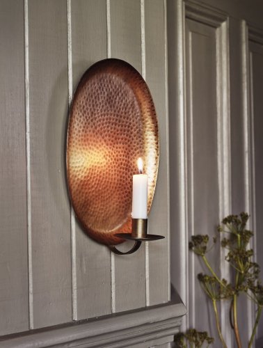 Nástěnný držák na svíčku Margot Brass