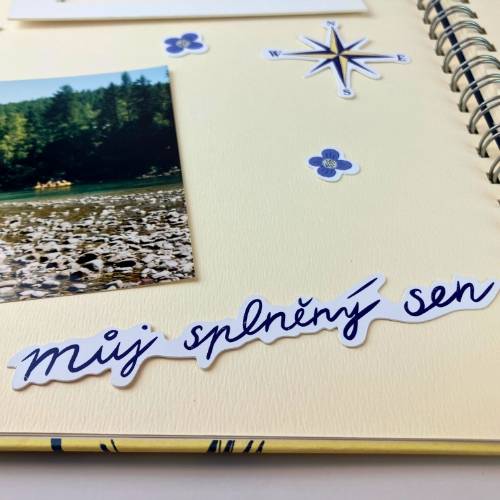 Scrapbookové kartičky do Dream alba