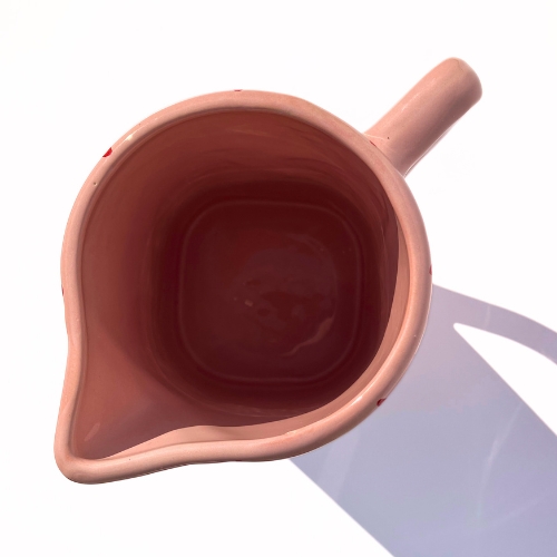 Ručně vyráběný keramický džbán Jarra - Barevná varianta: Jarra zelená kostka