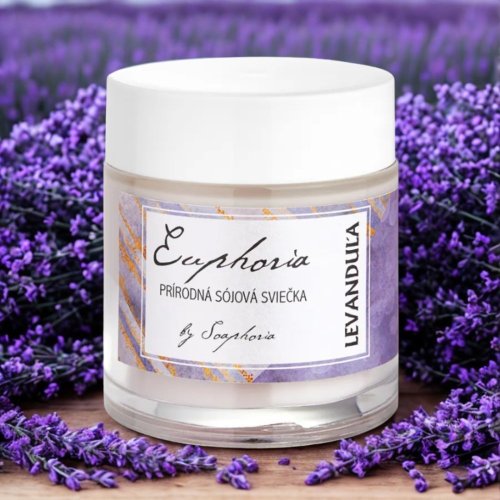 Ručně odlévaná sójová svíčka EUPHORIA - Varianta: Exotika