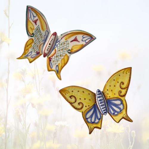 Ručně vyráběná keramická dekorace motýla Mariposa