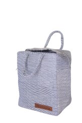 Pruhovaná chladící taška Celine modrobílá
