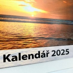 Stolní fotokalendář Moře a pláže 2025