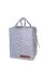 Pruhovaná chladící taška Celine modrobílá