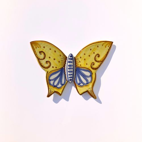 Ručně vyráběná keramická dekorace motýla Mariposa