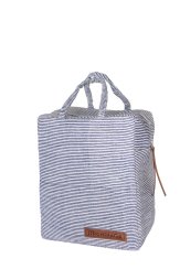 Pruhovaná chladící taška Celine modrobílá