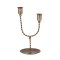 Dvouramenný svícen Estelle Antique Brass