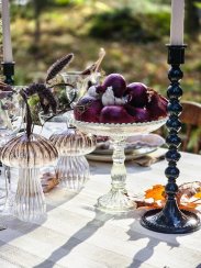 Skleněná mísa na stojanu Eleanor